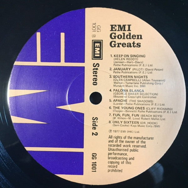 Various : Golden Greats (LP, Comp)