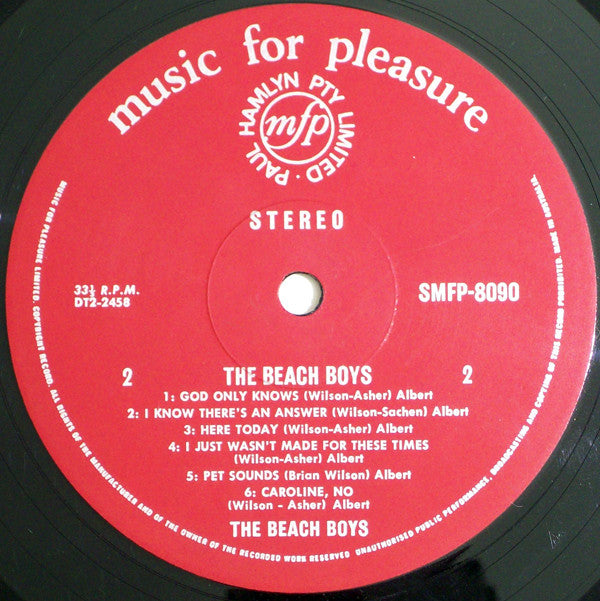 The Beach Boys : The Fabulous Beach Boys (LP, Album, RE)