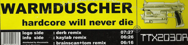 Warmduscher Feat. Lamont Humphrey : Hardcore Will Never Die (12")
