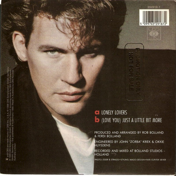 Johnny Logan : Lonely Lovers (7", Single)