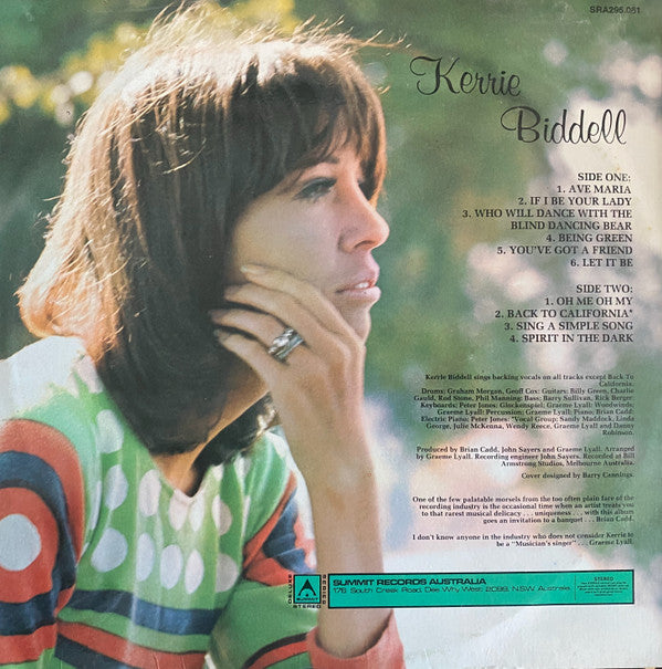 Kerrie Biddell : Kerrie Biddell (LP, Album, RE)