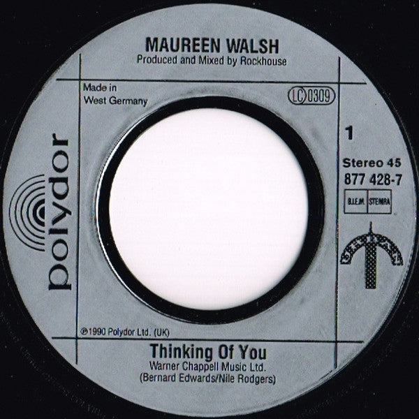 Maureen Walsh : Thinking Of You (7", Single, sil)