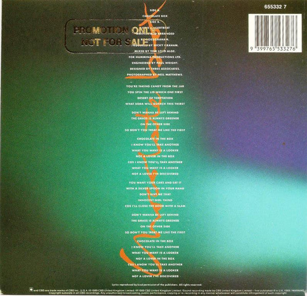 Bros : Chocolate Box (7", Single)