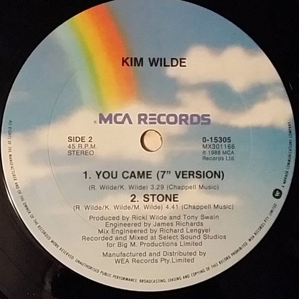 Kim Wilde : You Came (12", Maxi)