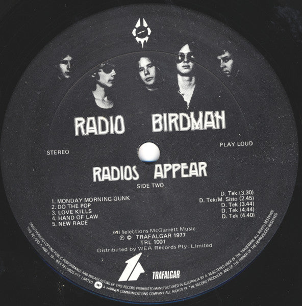 Radio Birdman : Radios Appear (LP, Album, RE)