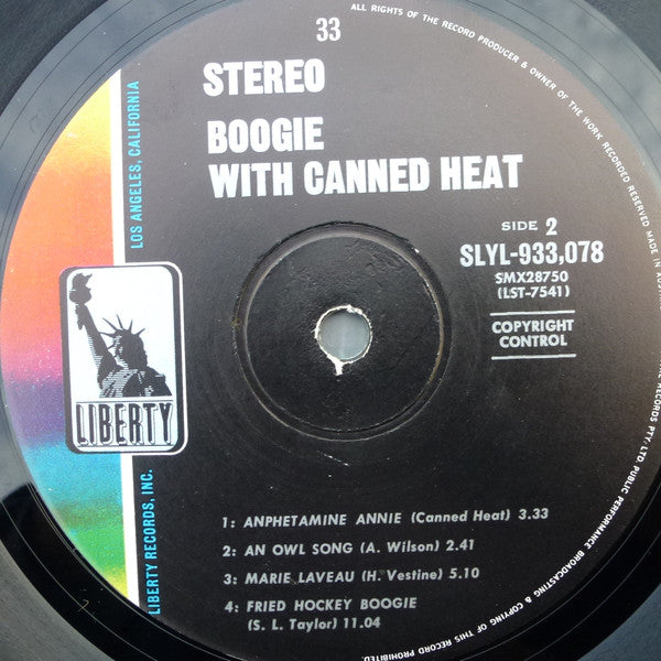 Canned Heat : Boogie With Canned Heat (LP, Album)