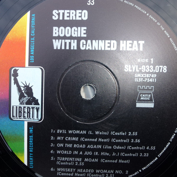 Canned Heat : Boogie With Canned Heat (LP, Album)