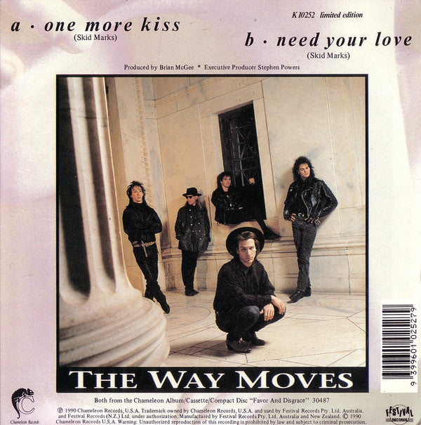 The Way Moves : One More Kiss (7", Single, Ltd)