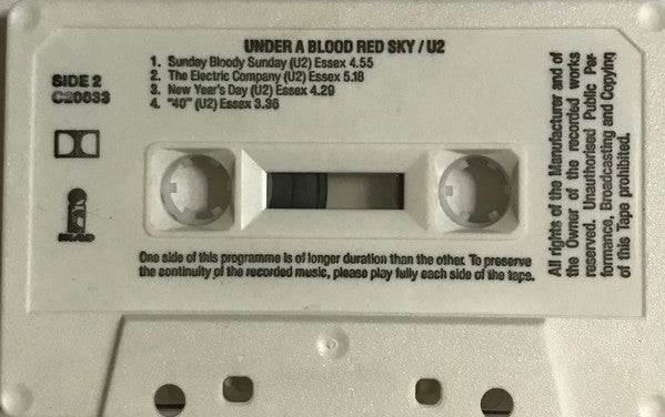 U2 : Under A Blood Red Sky (Live) (Cass, MiniAlbum)