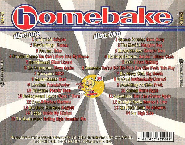 Various : Homebake 98 (Cookin' The Coast) (2xCD, Comp)