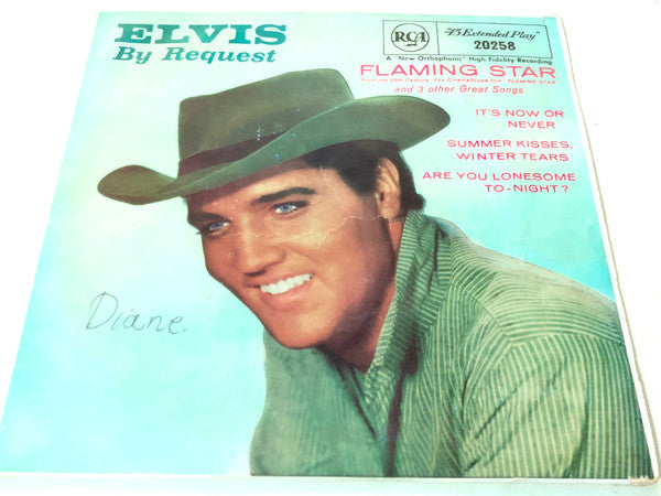 Elvis Presley With The Jordanaires : Elvis By Request (7&quot;, EP)