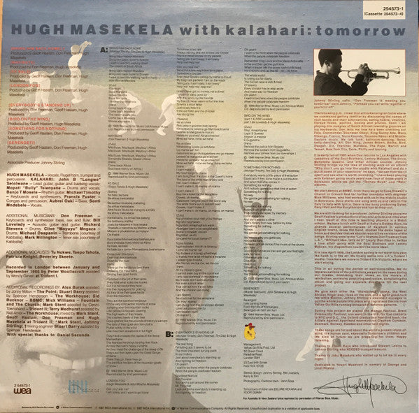 Hugh Masekela : Tomorrow (LP, Album)