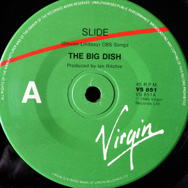 The Big Dish : Slide (7&quot;, Single)