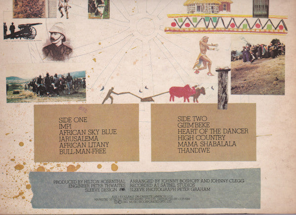 Juluka : African Litany (LP, Album)