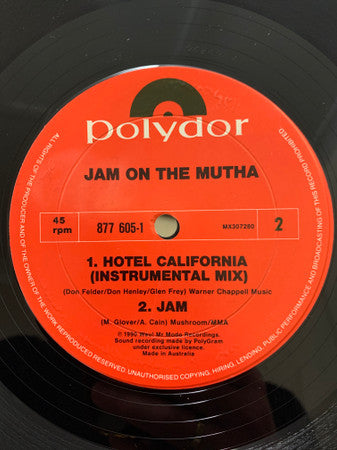 Jam On The Mutha : Hotel California (12")