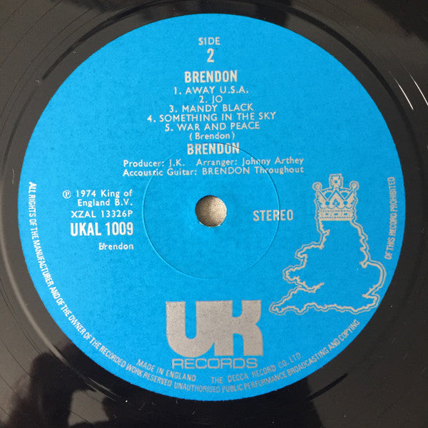 Brendon (2) : Brendon (LP, Album)