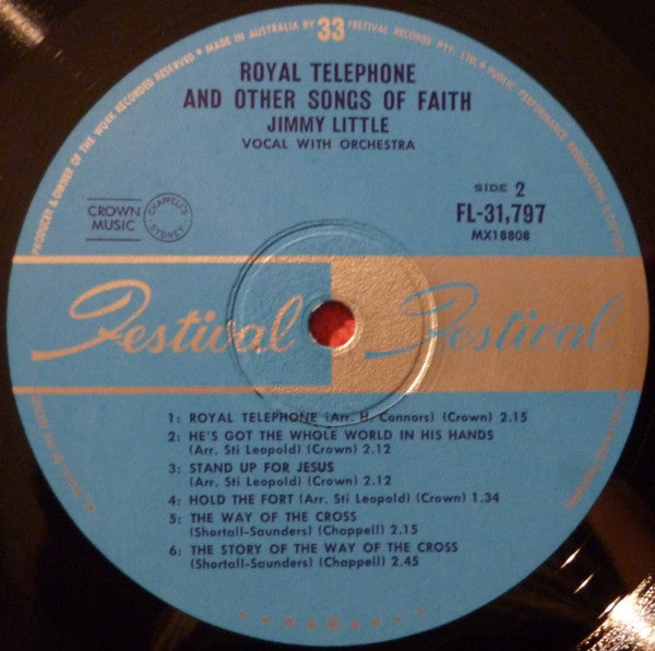 Jimmy Little : Royal Telephone & Other Songs Of Faith (LP, Album, Mono)