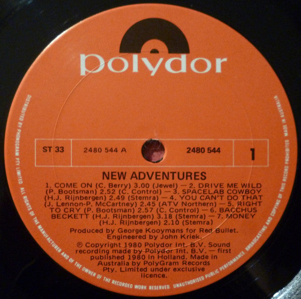 New Adventures : New Adventures (LP, Album)
