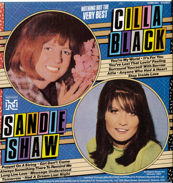 Cilla Black, Sandie Shaw : Nothing But The Very Best (LP, Comp + Cass, Comp)