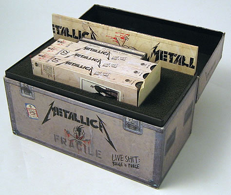 Metallica : Live Shit: Binge & Purge (Box + 3xCD, Album + 3xVHS)