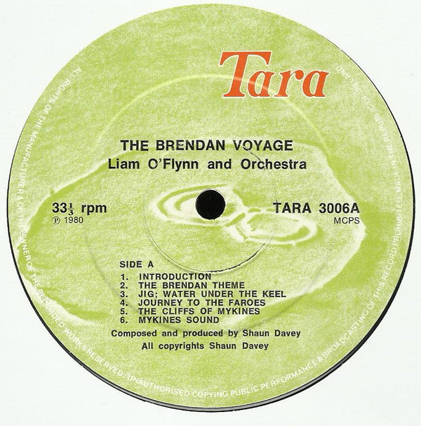 Liam O'Flynn : The Brendan Voyage (LP, Album, RE)