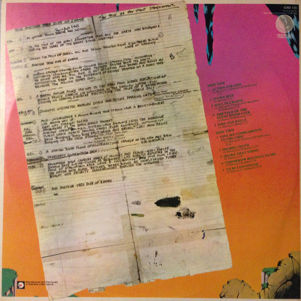 The Sensational Alex Harvey Band : Tomorrow Belongs To Me (LP, Album, Gat)