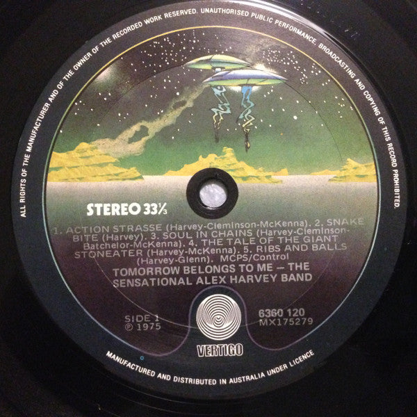 The Sensational Alex Harvey Band : Tomorrow Belongs To Me (LP, Album, Gat)