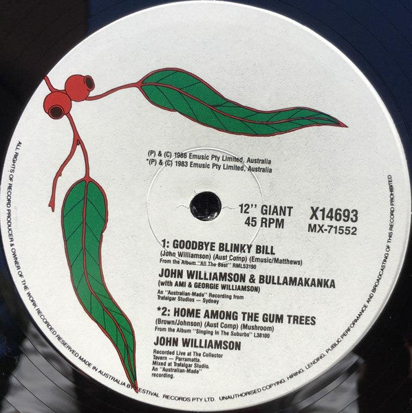 John Williamson : Rip Rip Woodchip (12", Ltd)