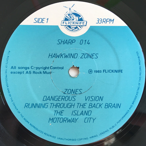 Hawkwind : Zones (LP, Album)