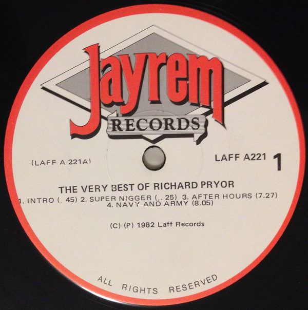 Richard Pryor : The Very Best Of Richard Pryor (LP, Comp)