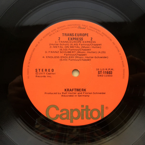 Kraftwerk : Trans Europe Express (LP, Album, Ora)