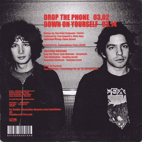 Shy Child : Drop The Phone / Down On Yourself (7", Single)