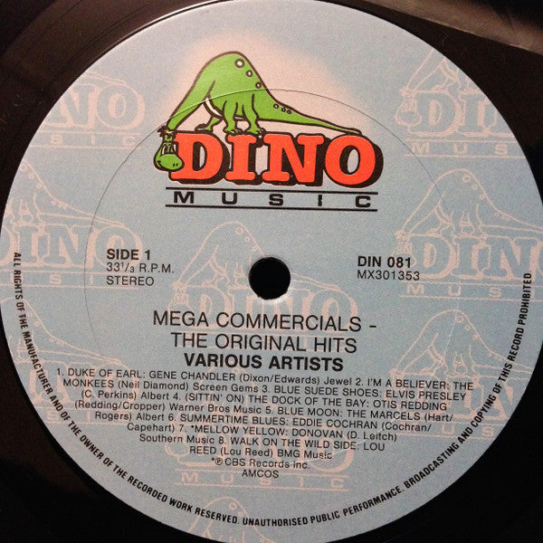 Various : Mega Commercials - The Original Hits (LP, Comp)