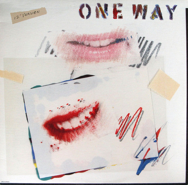 One Way : Let's Talk (12" Version) (12", Maxi, Pin)