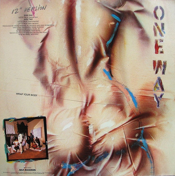 One Way : Let's Talk (12" Version) (12", Maxi, Pin)