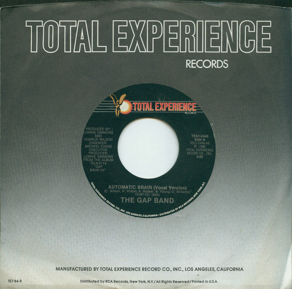 The Gap Band : Automatic Brain (7", Single, Styrene)