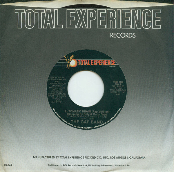 The Gap Band : Automatic Brain (7", Single, Styrene)