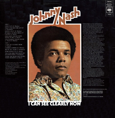 Johnny Nash : I Can See Clearly Now (LP, Album)