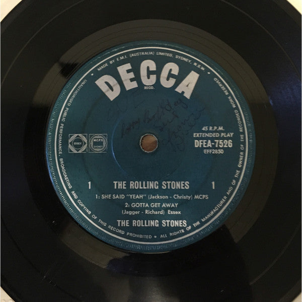 The Rolling Stones : The Rolling Stones (7", EP, Mono)