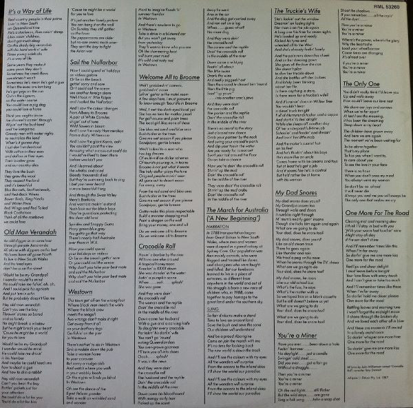 John Williamson : Boomerang Café (LP, Album)