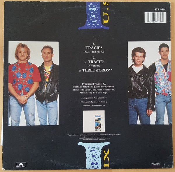 Level 42 : Tracie (U.S. Remix) (12", Single)