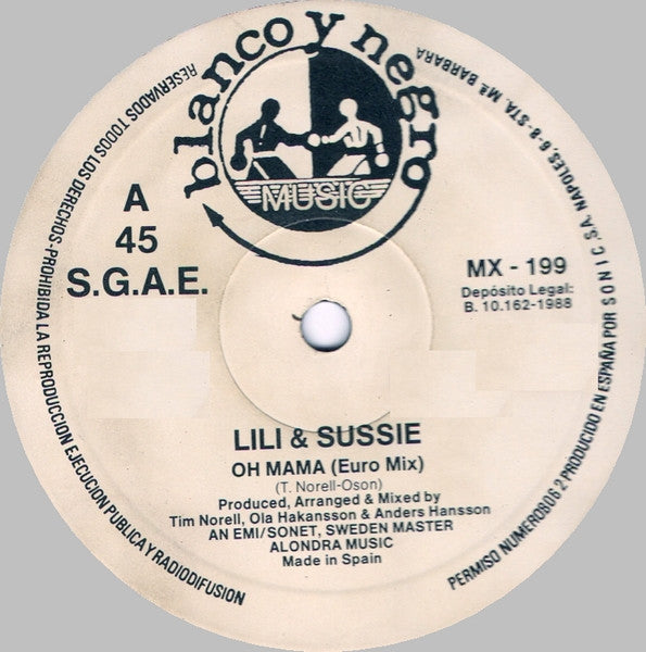 Lili & Sussie : Oh Mama (12")