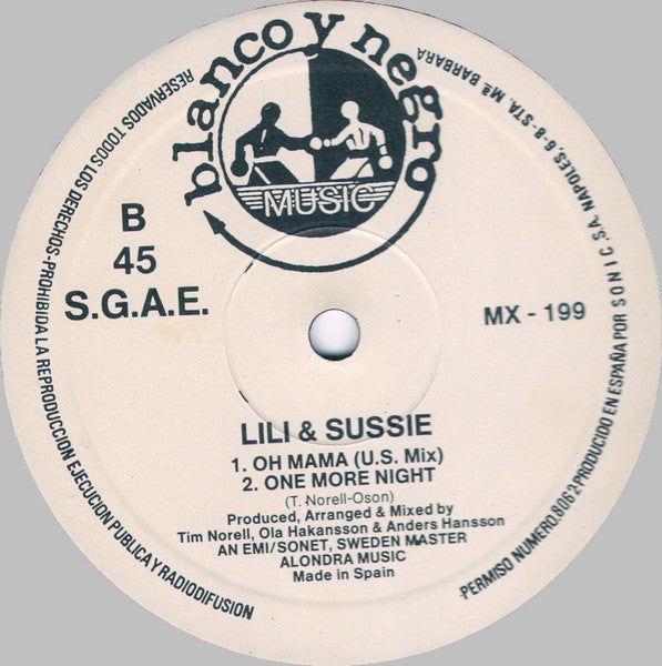 Lili & Sussie : Oh Mama (12")