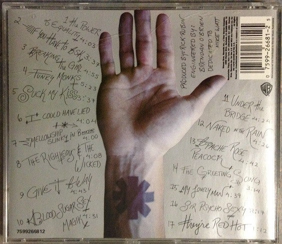 Red Hot Chili Peppers : Blood Sugar Sex Magik (CD, Album, RP, SRC)