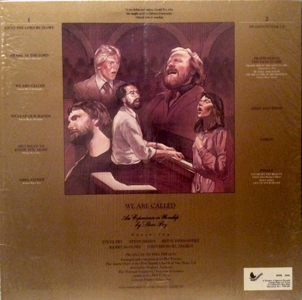 Steve Fry : We Are Called - An Experience in Worship (LP, Album)