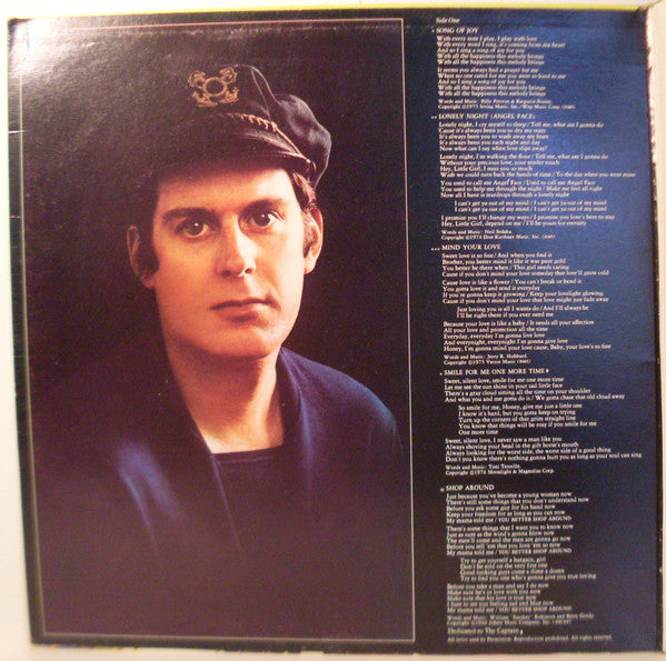 Captain And Tennille : Song Of Joy (LP, Album, Gat)