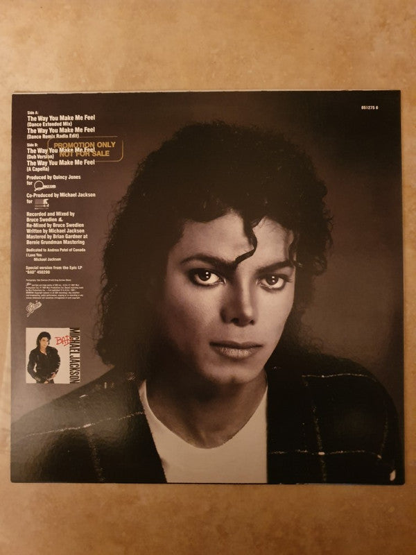 Michael Jackson : The Way You Make Me Feel (12")