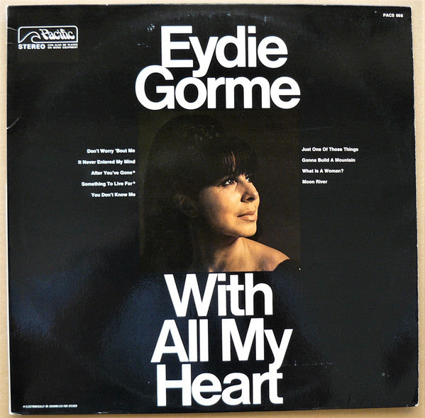 Eydie Gormé : With All My Heart (LP, Ste)