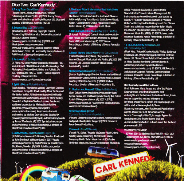 Robbie Rivera & Carl Kennedy : Future Music Festival 2008 (2xCD, Mixed)