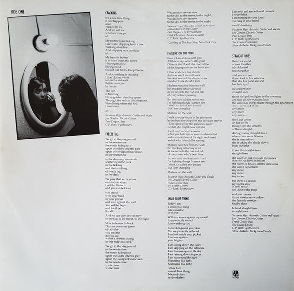 Suzanne Vega : Suzanne Vega (LP, Album, Bla)